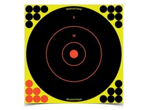 Birchwood Casey Shoot-N-C Bullseye Targets, 12 inch, 5 Targets + 120 Pasters 