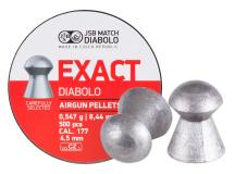 JSB Match Diabolo Exact .177 Cal, 8.4 Grains, Domed, 500ct, 4.52mm 