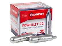 Crosman 12 Gram CO2, 25 Cartridges 
