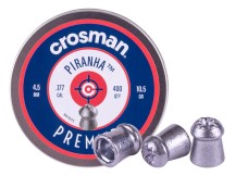 Crosman Premier Piranha .177 Cal, 10.5 Grains, Hollowpoint, 400ct 