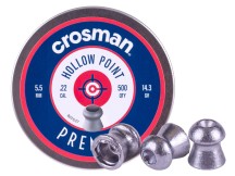 Crosman Premier .22 Cal, 14.3 Grains, Hollowpoint, 500ct 