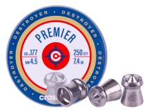Crosman Destroyer .177 Cal, 7.4 Grains, Pointed, 250ct 