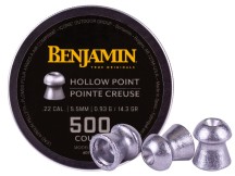Benjamin Discovery .22 Cal, 14.3 Grains, Hollowpoint, 500ct 