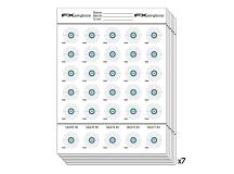 FX Airguns 100 Yard Benchrest Targets 3' x 4' - 7 Pack 