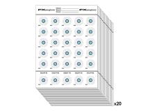 FX Airguns 100 Yard Benchrest Targets 3' x 4' - 20 Pack 