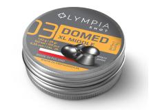 Olympia Shot Domed Pellets, .25cal, XL Middle, 25gr, 150ct 