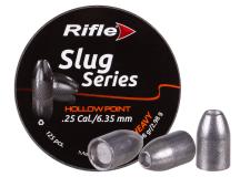 Rifle Ammunition Rifle Slug Series, .25cal, Heavy, 45.98gr, Hollowpoint, 125ct 