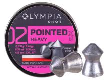 Olympia Shot Pointed Pellets, .177cal, Heavy, 9.41gr, 500ct 