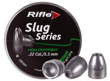 Rifle Ammunition Rifle Slug Series, .22cal, Medium, 20.52gr, Hollowpoint, 250ct 