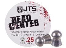 JTS Airguns JTS Dead Center Precision .25 Cal, 29.63 Grain, Domed, 150ct 