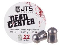 JTS Airguns JTS Dead Center Precision .22 Cal, 25.39 Grain, Domed, 250ct 