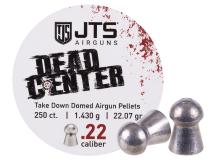 JTS Airguns JTS Dead Center Precision .22 Cal, 22.07 Grain, Domed, 250ct 