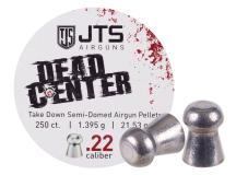 JTS Airguns JTS Dead Center Precision .22 Cal, 21.53 Grain, Semi-Dome, 250ct 
