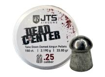 JTS Airguns JTS Dead Center Precision .25 Cal, 33.80 Grain, Domed, 150ct 