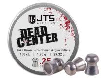 JTS Airguns JTS Dead Center Precision .25 Cal, 29.32 Grain, Semi-Domed, 150ct, Blister Pack 