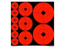 Birchwood Casey Assorted Bullseye Target Spots, Orange 