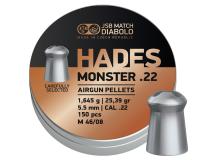 JSB Hades Monster .22 Cal, 25.39 Grains, Hollowpoint, 150ct 