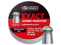 JSB Redesigned Exact Jumbo Monster Deep Skirt .22 Cal, 25.39Grains, Domed, 200ct 