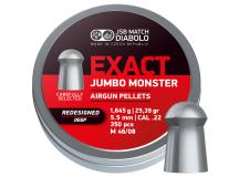 JSB Redesigned Exact Jumbo Monster Deep Skirt .22 Cal, 25.39Grains, Domed, 350ct 
