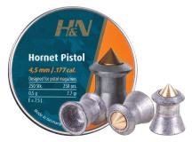 Haendler & Natermann H&N Hornet Pistol Pellets, .177 Cal, 7.7 Grains, Pointed, 250ct 