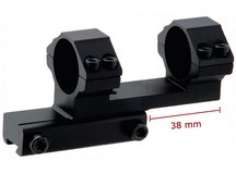 UTG Leapers Accushot 1-Pc Bi-directional Offset Mount w/1 inch Rings, High, 11mm Dovetail 
