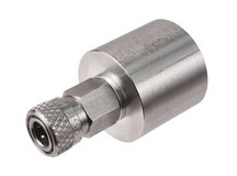 Air Venturi Female DIN Adapter, Female Quick-Disconnect, Stainless Steel 