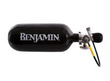 Benjamin Carbon Fiber Tank, 90 cu in, Gauge, Hose w/Female Quick-Disconnect 