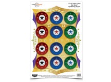 Birchwood Casey Pregame Star Burst Target, 12 inchx18 inch, 8ct 