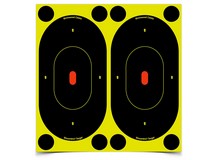 Birchwood Casey Shoot-N-C Targets, 7 inch Silhouette, 12 Targets + 48 Pasters 