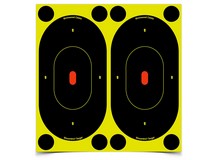 Birchwood Casey Shoot-N-C Targets, 7 inch Silhouette, 12 Targets + 48 Pasters 