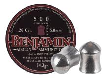 Benjamin Cylindrical .20 Cal, 14.3 Grains, Pointed, 500ct 