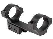 BKL 1-Pc Mount, 30mm Rings, 3/8 inch or 11mm Dovetail, 4 inch Long, Offset, Matte Black 