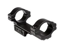 BKL 1-Pc Mount, 4 inch Long, 1 inch Rings, 3/8 inch or 11mm Dovetail, Matte Black 