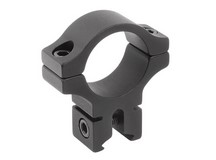 BKL Single 1 inch Ring, 3/8 inch or 11mm Dovetail, 0.60 inch Long, Black 