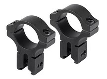 BKL 1 inch Rings, 3/8 inch or 11mm Dovetail, High, Matte Black 