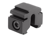 BKL Single 3/8 inch or 11mm Tri-Mount Dovetail Riser Mount, 0.60 inch Long, Black 