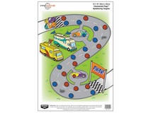 Birchwood Casey Pregame Checkered Flag Target, 12 inchx18 inch, 8ct 