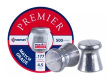 Crosman Premier Match Grade .177 Cal, 7.9 Grains, Wadcutter, 500ct 