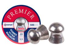 Crosman Premier .22 Cal, 14.3 Grains, Domed, 500ct 