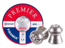 Crosman Premier Piranha .22 Cal, 14.39 Grains, Hollowpoint, 400ct 