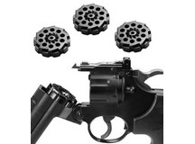 Crosman 0407T Rotary Clips, Fits 357W & Vigilante CO2 Pellet Revolvers, 3pk 