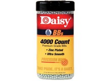 Daisy Premium Grade .177 Cal, 5.1 Grains, Zinc Plated BBs, 4000ct 