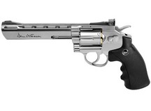 Dan Wesson 6 inch CO2 BB Revolver, Silver Air gun