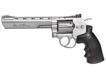 Dan Wesson 6 inch CO2 Pellet Revolver, Silver Air gun