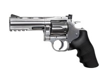 Dan Wesson 715 4 inch Pellet Revolver, Silver Air gun