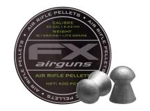 FX Airguns FX Air Rifle Pellets .22 Cal, 18.13 Grains, Domed, 500ct., 5.52mm 