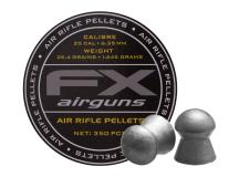 FX Airguns FX Air Rifle Pellets .25 Cal, 25.39 Grains, Domed, 350ct. 