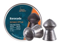 Haendler & Natermann H&N Baracuda .177 Cal, 10.65 Grains, Round Nose, 400ct 