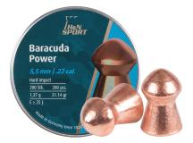Haendler & Natermann H&N Baracuda Power, .22 Cal, 21.14 Grains, Round Nose, 200ct 