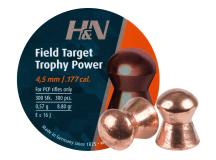 Haendler & Natermann H&N Field Target Trophy Power Copper-Plated, .177 Cal, 8.80 Grains, Round Nose, 300ct 
